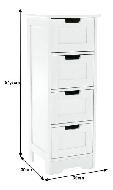 Komoda Athea (biela) *výpredaj