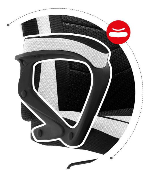 Herné kreslo Fusion 2.5 (čierna + biela)