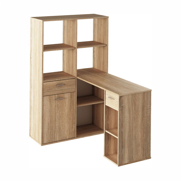 Kutni stolić za PC Minnisi (hrast sonoma)