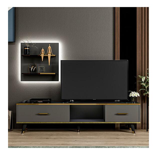 Mobilier living Mevala 2 (antracit) 