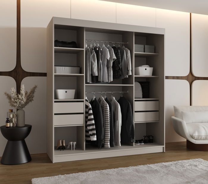 Dulap de haine 180 cm Lulu (Cașmir)