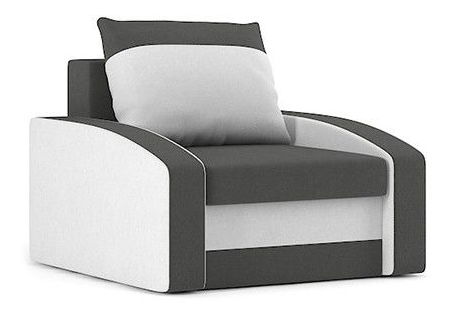 Fotel Hazar (szürke + fehér)