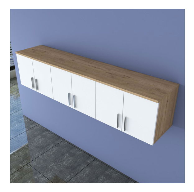 Zidni ormarić Eladona 14 (orah + bijela)