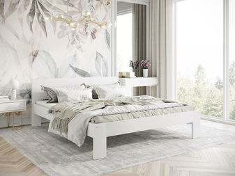 Manželská posteľ 160 cm Matilly (biela)