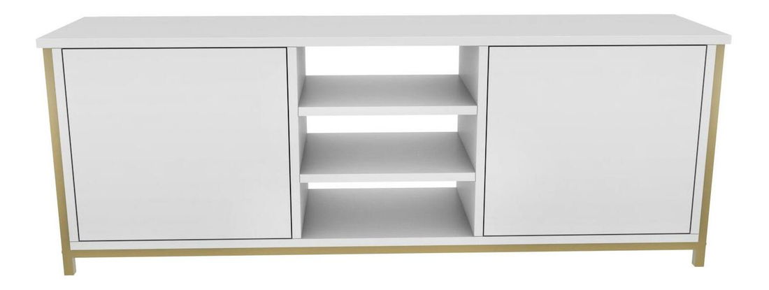 TV asztal Otosello (arany + fehér)