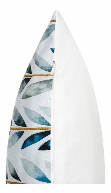 Sada 2 ozdobných vankúšov 45 x 45 cm Loan (biela)