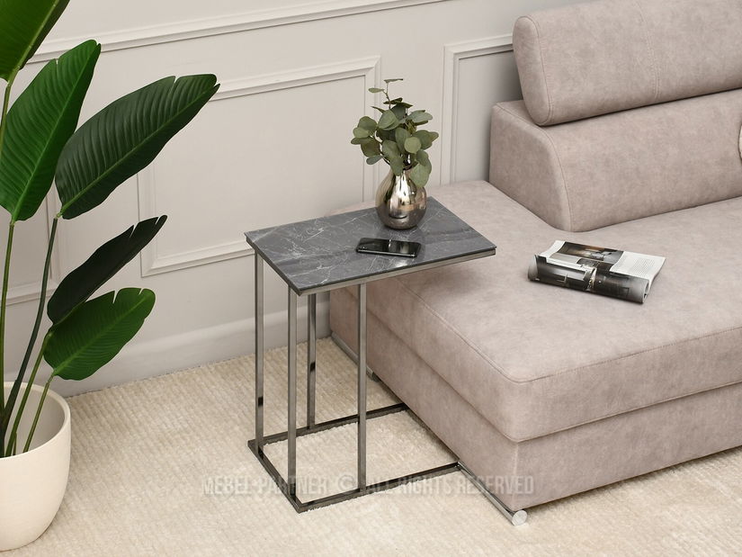 Konferenčný stolík Vasho (sivá + čierna)