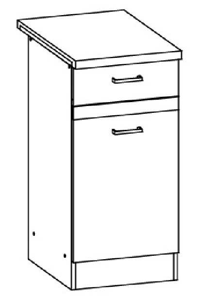 Dulap inferior de bucătărie Estell EZ11 D40 S1