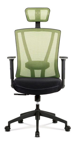 Kancelárska stolička Herbo-H110-GRN (čierna + zelená)