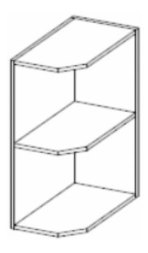 Kuchynská skrinka Lewis 30 D ZAK BB