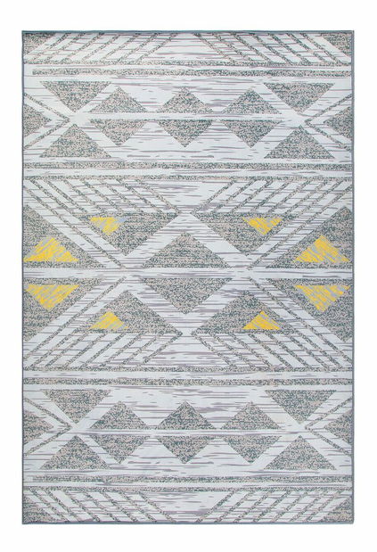 Koberec 160x230 cm KAROG (polyester) (sivá)