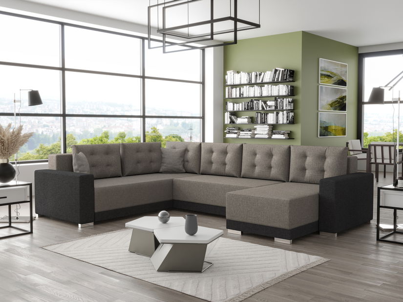 Colțar în formă de U Odyssey 3 (Maro + Maro închis) (S)