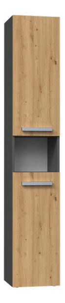 Kúpeľňová skrinka Neltossa 7 (antracit + dub artisan)