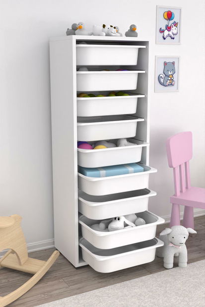 Organizator jucării Dremonka 11 (alb)