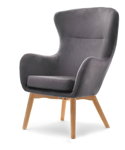 Fotel Leto (grafit + bükk)