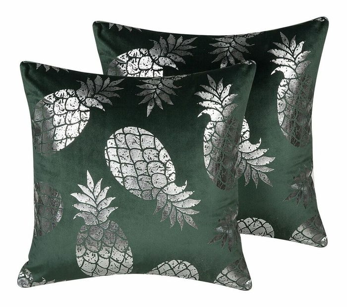 Set 2 buc. pernă 45x45 ASTILE (verde închis)