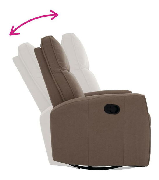 Fotoliu Mako (gri maro)Taupe)