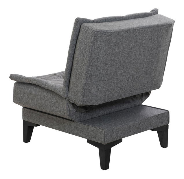 Ülőgarnitúra 3+1 Santic (sötétszürke)