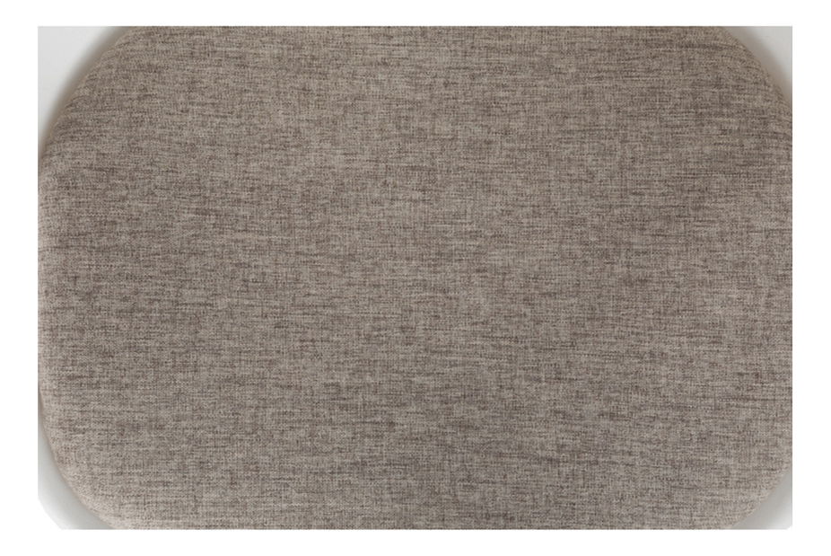 Jedálenská stolička Ambany (biela + béžová)