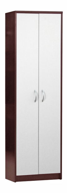 Dulap cu rafturi Vader (Alb + wenge)