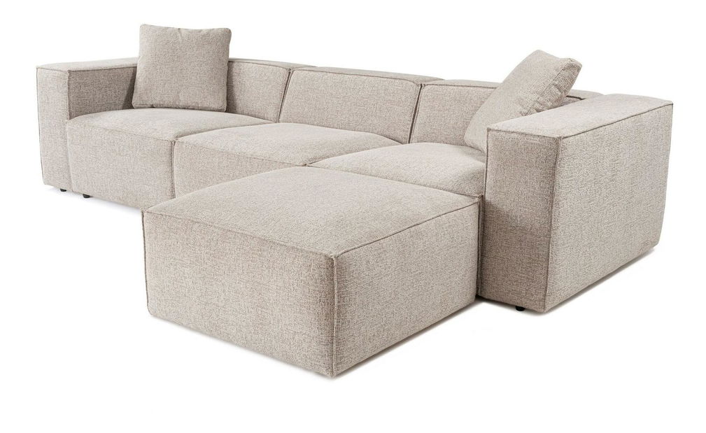 Kutna garnitura Lorella (svijetla mocha)