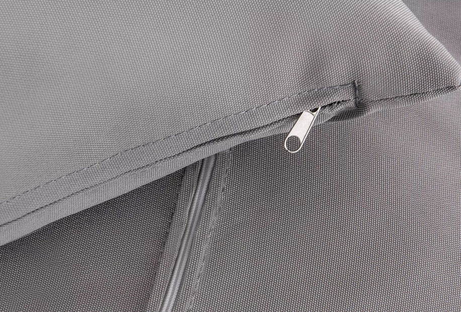 Závesné kreslo Cleopatra (biela + svetlo šedá)