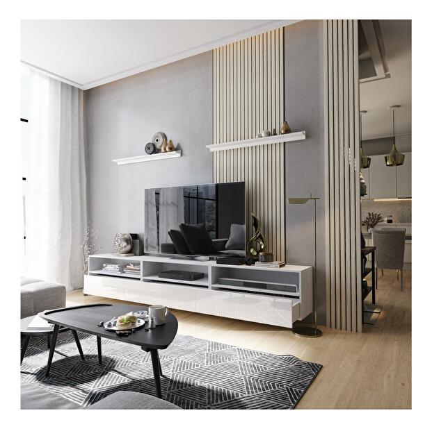 Mobilier living Berny 23 (alb + Alb lucios)