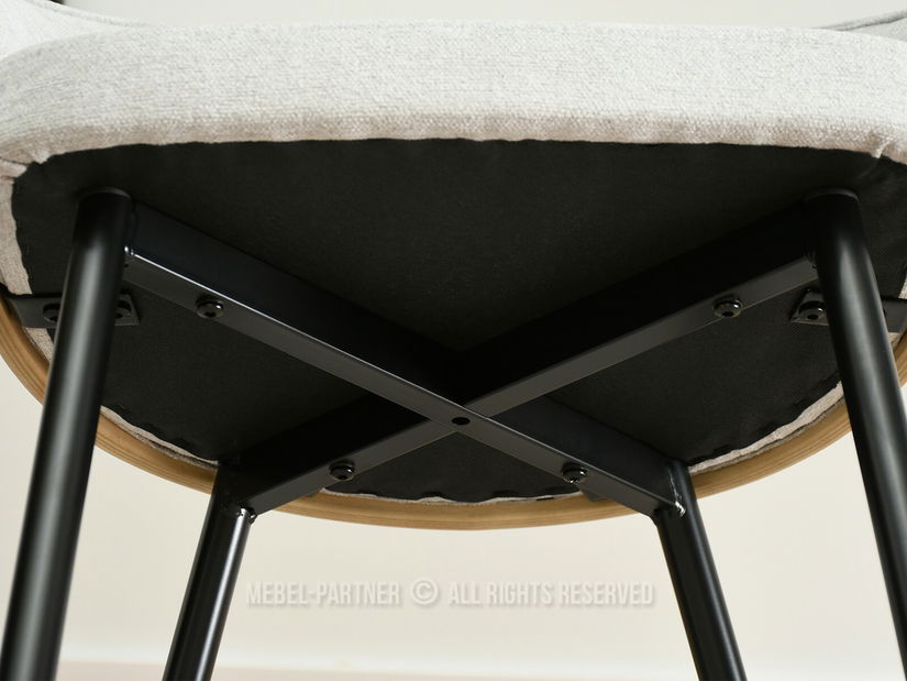 Szék Elviria K (szürke tölgy + fekete)