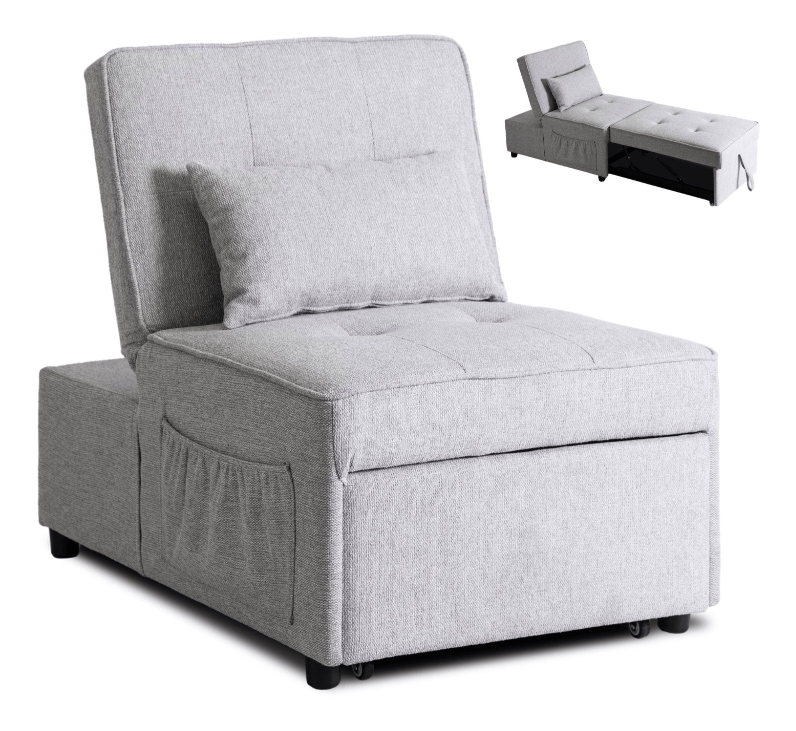 Fotelja ​​na razvlačenje Ibero 67 (siva) 