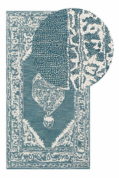 Covor 80 x 150 cm Gevsa (albastru)