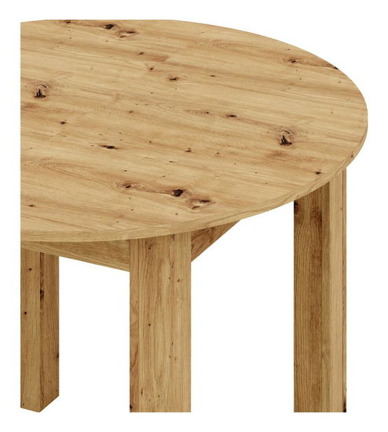 Masă sufragerie Haroldy (pentru 4 persoane) (stejar artisan)