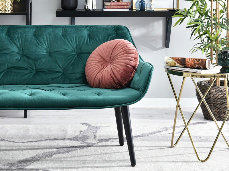 Kanapé Igor (zöld + fekete)