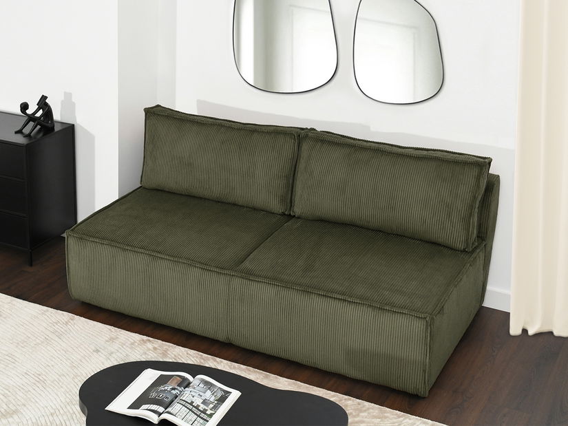 Pohovka dvojsedačka Nazismo (čierna)