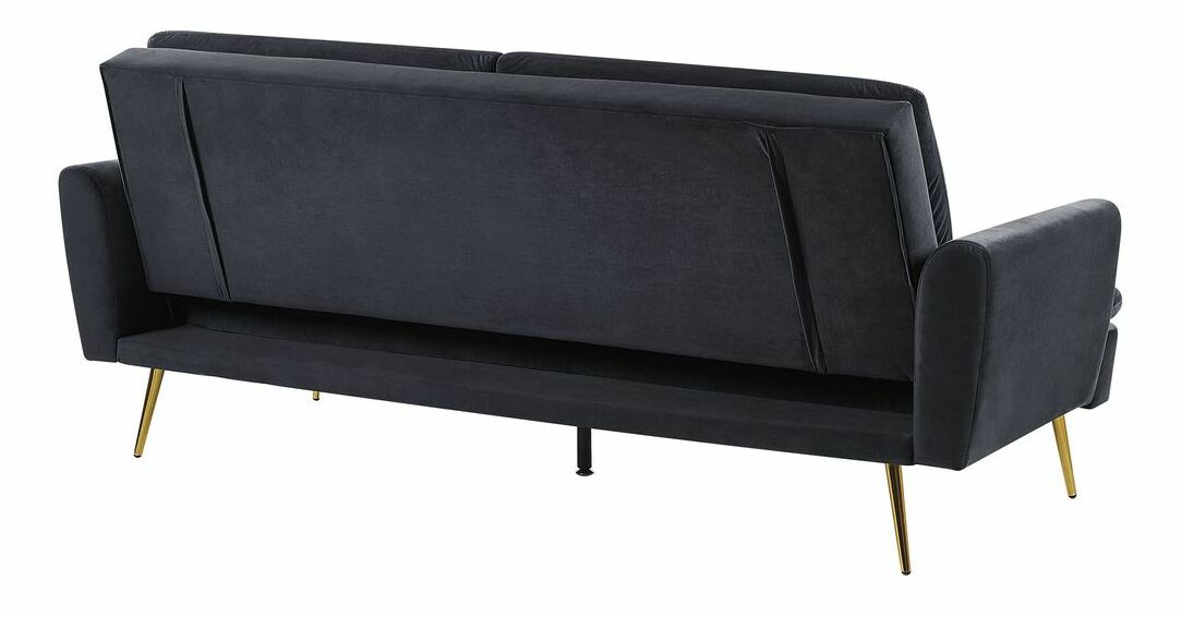 Háromszemélyes kanapé Vischer (fekete) 