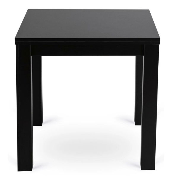 Masă de sufragerie extensibilă Menores (negru) (pentru 4-6 persoane) *vânzare stoc