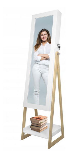 Ormarić za nakit Bijou (bijela)