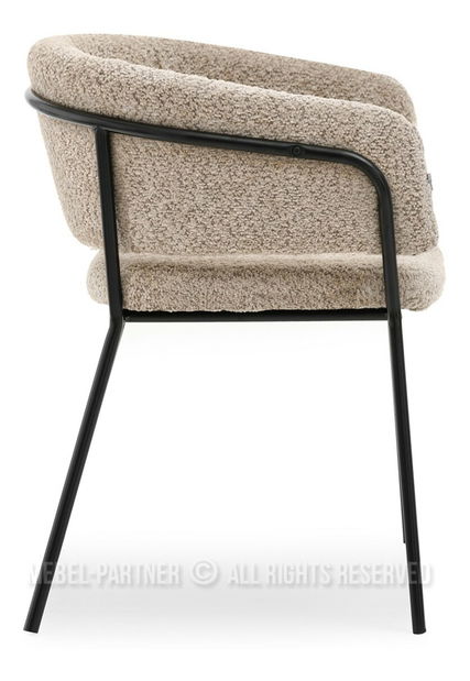 Stolička Sorento (tmavobéžová + čierna)