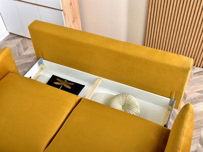 Canapea două locuri Lasciare (negru)