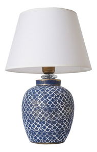 Stolna lampa Entapossa 2 (bijela + plava)