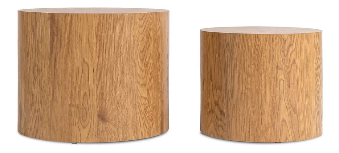 Dohányzóasztal szett (2 db.) Liloo (tölgy) 