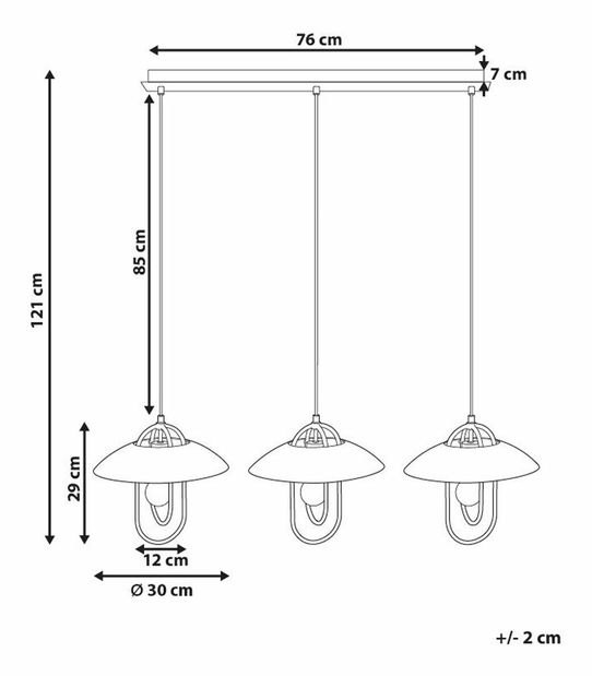 Lustră Natza (auriu)