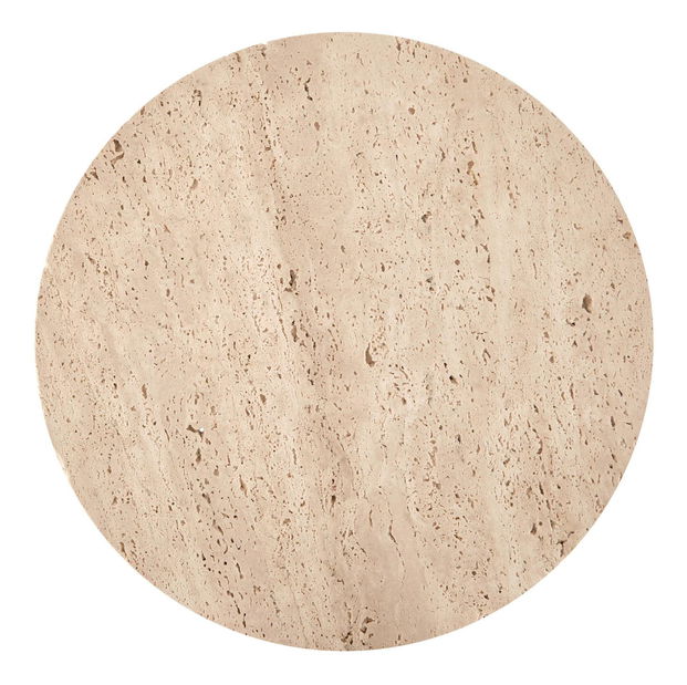 Măsuță Terazzo (travertin + alb)