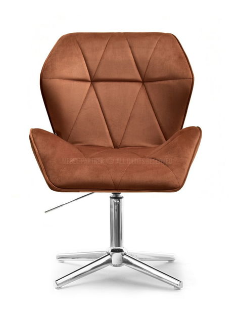 Fotoliu Velma S (cupru + crom)