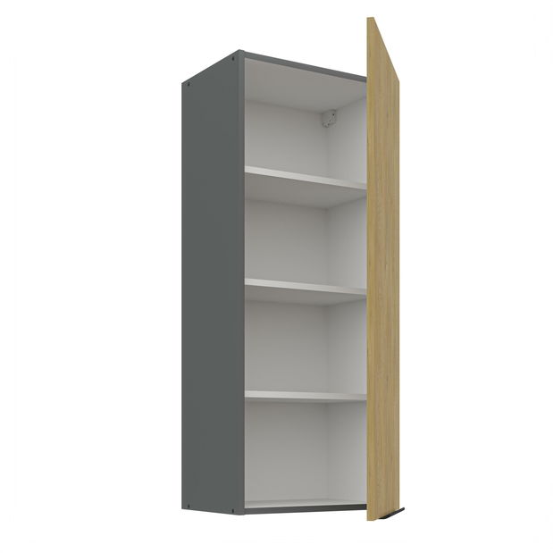 Felső konyhaszekrény Carminia 45 G-108 1F (cremona tölgy + antracit)