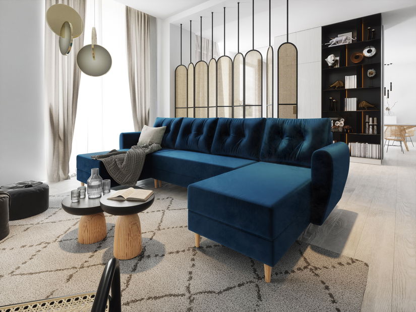 Colțar în formă de U Paladio (Albastru închis) (D)