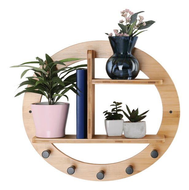 Polica Astrid (smeđa)