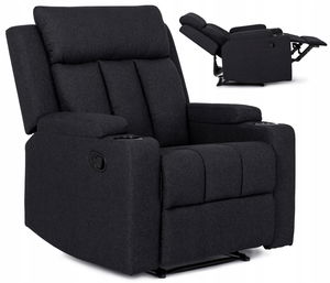 Podesiva fotelja Komeito 2 (crna) 