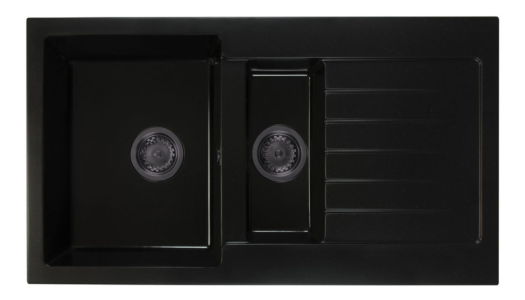 Mosogató Altava (fekete) (csaplyuk nélküll) (J)