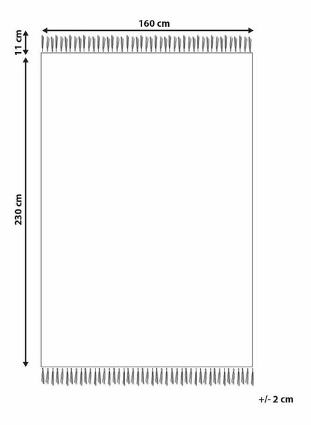 Szőnyeg 160 x 230 cm Zeyza (többszínű)
