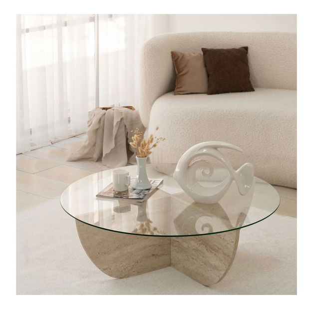 Stolić za kavu Lost (travertin)